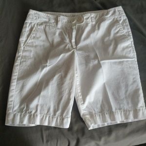 Loft White Walking shorts